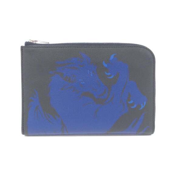 Hermes Remix Duo Chimere Dragon 078510CK Wallet - Picture 1 of 6